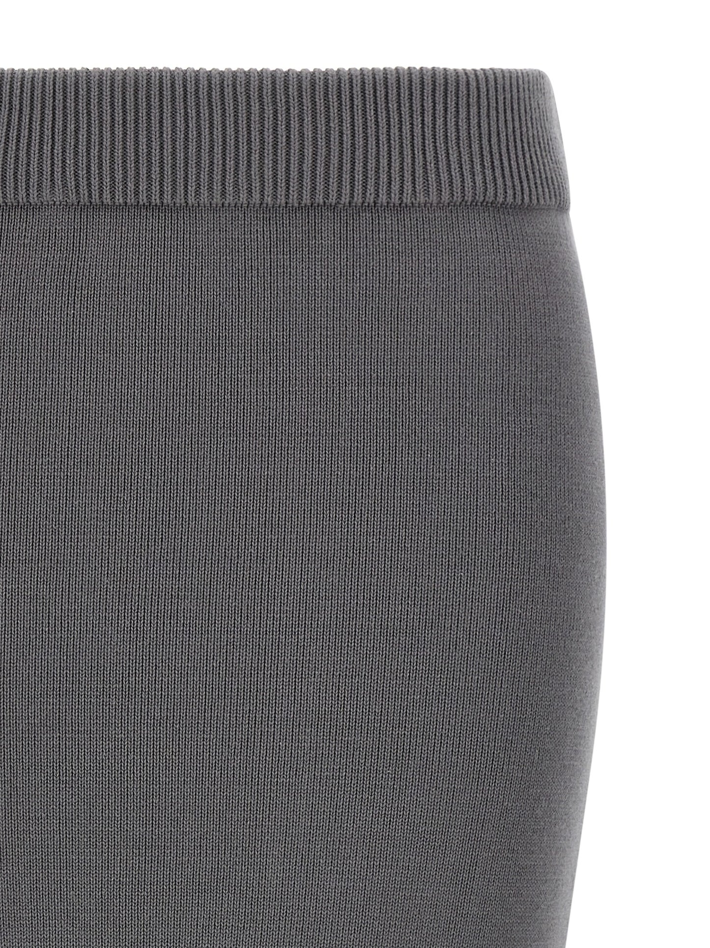 Entire Studios Women's Cotton Midi Skirt - Gray