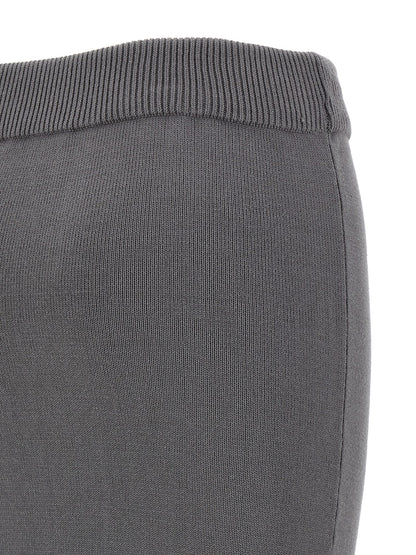Entire Studios Women's Cotton Midi Skirt - Gray