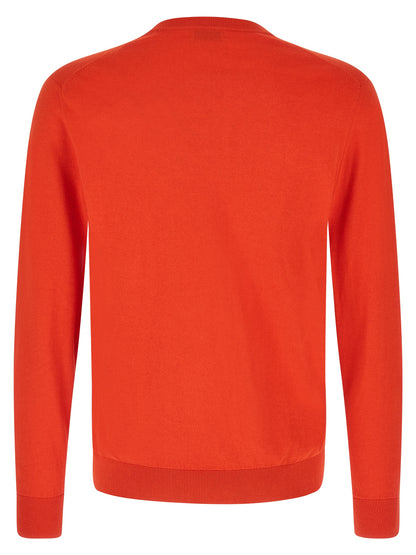 Cardigan by Ballantyne for men in cashmere cotton blend multicolor, red, patterned, argyle & jacquard showcases a luxurious silhouette, meticulously detailed with a sophisticated v-neck neckline and for a refined finish.