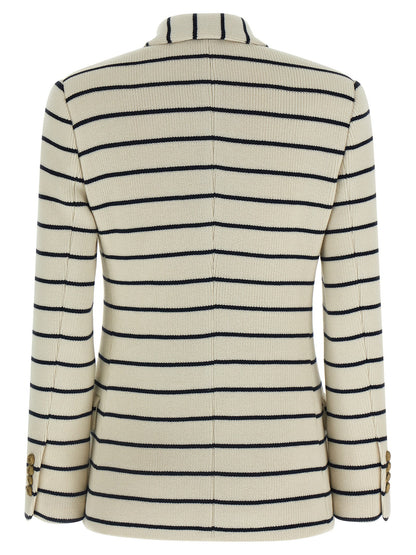 Brunello Cucinelli Blue Cotton Blazer