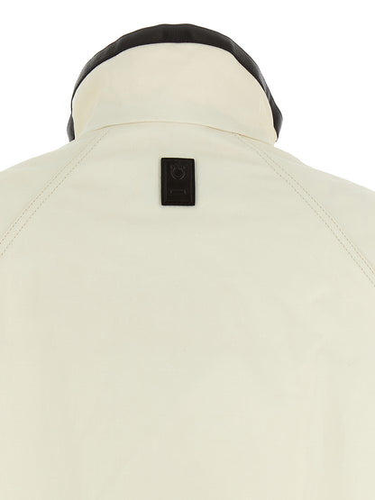 Ferragamo White Linen Full-Length Jacket