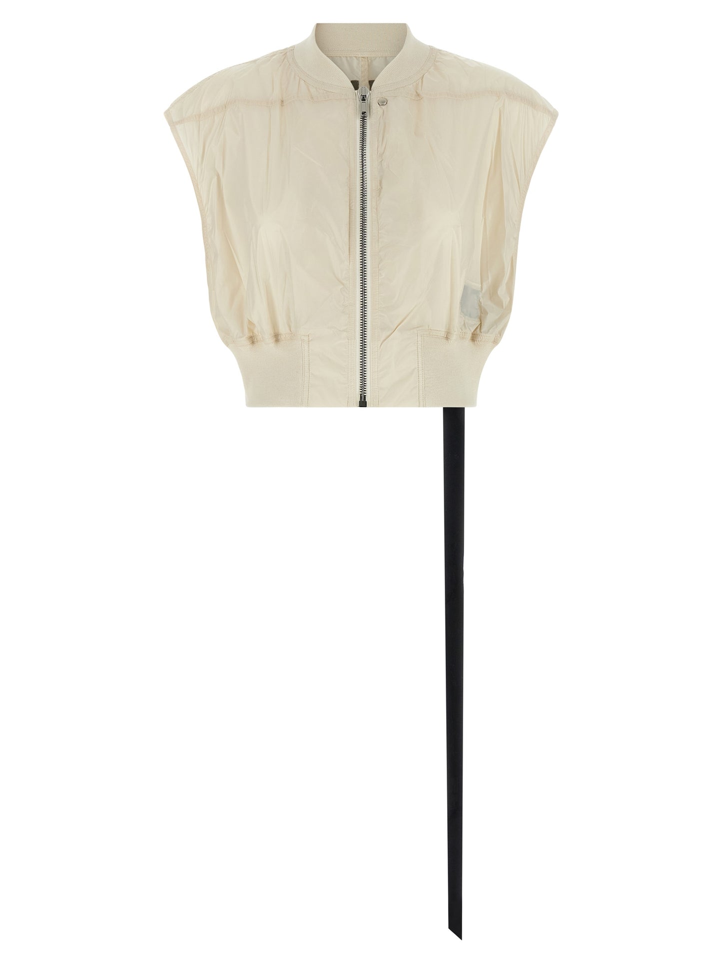 Vest by DRKSHDW for women in nylon beige features a enviable silhouette, elegantly detailed with a enviable high-neck neckline and functional lightweight for a enviable finish.