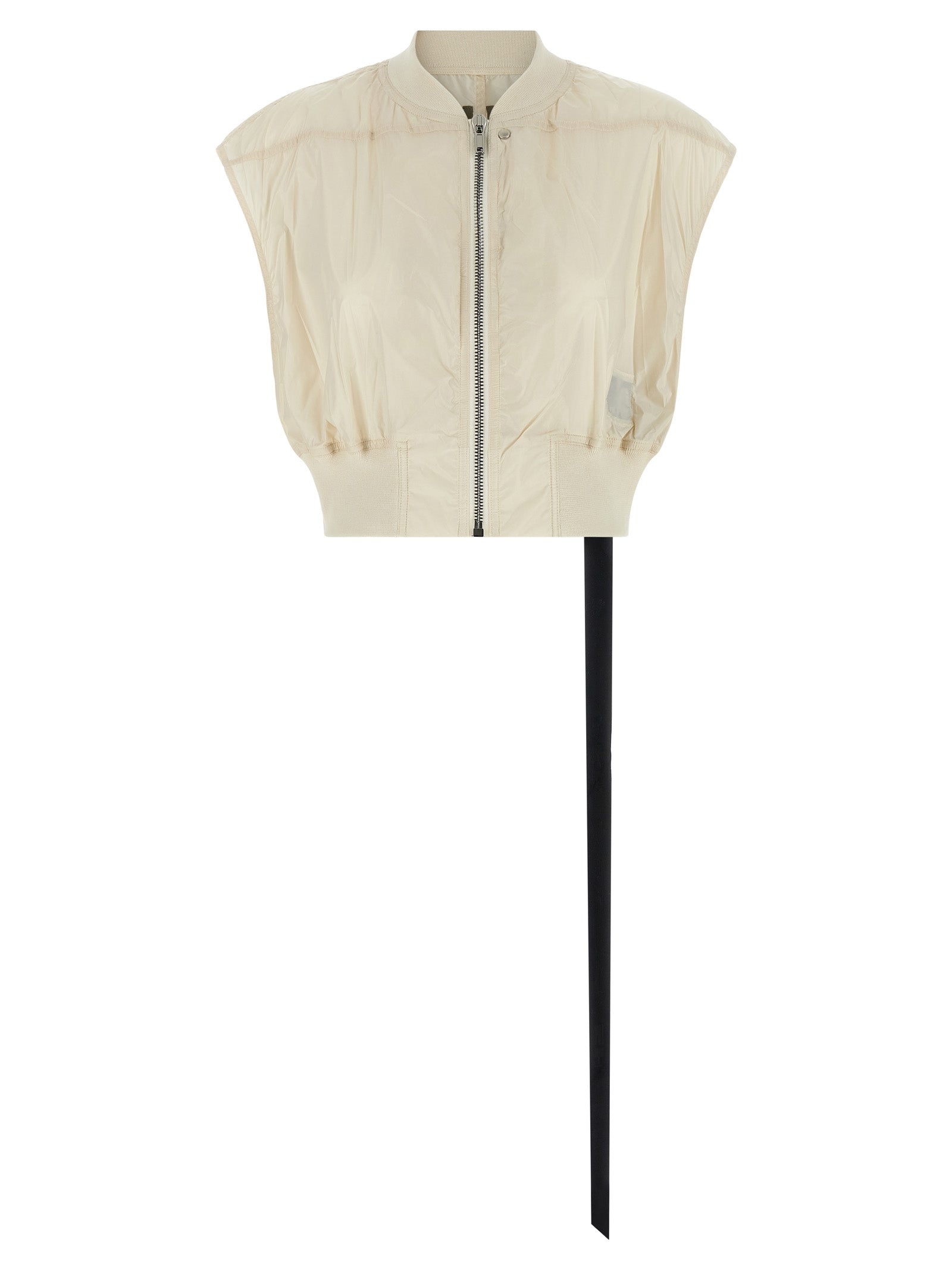 Vest by DRKSHDW for women in nylon beige features a enviable silhouette, elegantly detailed with a enviable high-neck neckline and functional lightweight for a enviable finish.