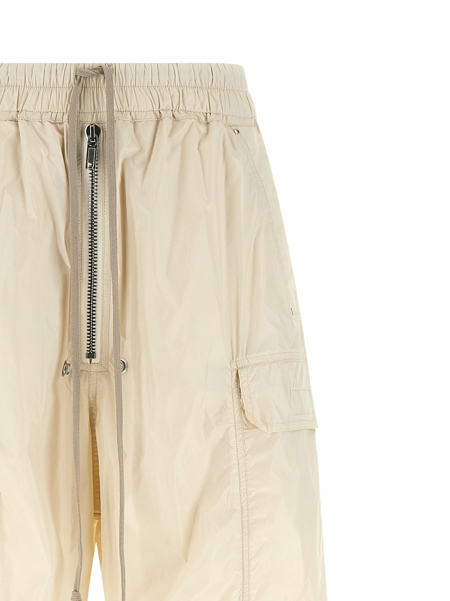 Cargo Pants by DRKSHDW for women in nylon beige features an stylish flared & wide with a long and , expertly finished with stylish utility detailing.