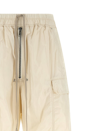 Cargo Pants by DRKSHDW for women in nylon beige features an stylish flared & wide with a long and , expertly finished with stylish utility detailing.