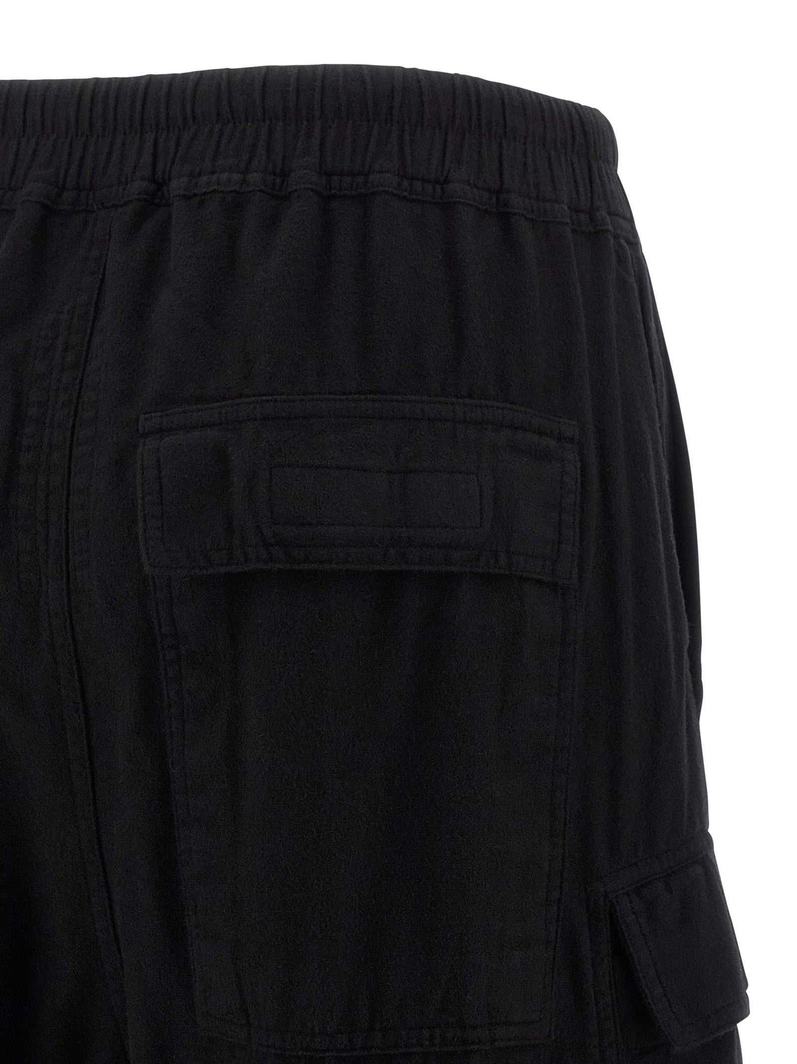 Cargo Pants by DRKSHDW for women in cotton black features a architectural flared & wide with a architectural long and architectural .