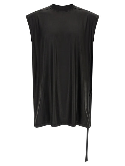 DRKSHDW Men's Crew Neck Acetate & Nylon T-Shirt - Black