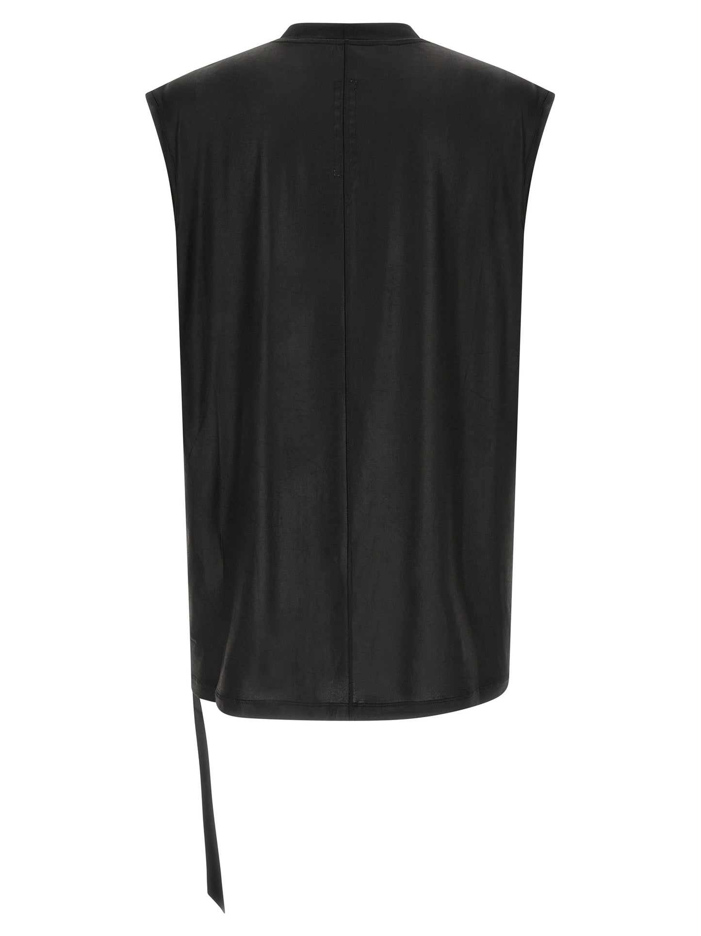 DRKSHDW Men's Crew Neck Acetate & Nylon T-Shirt - Black