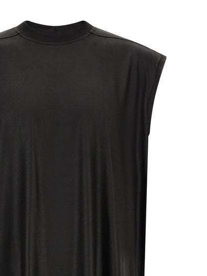 DRKSHDW Men's Crew Neck Acetate & Nylon T-Shirt - Black