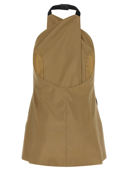 Max Mara Women's Double Breasted Virgin Wool Blazer - Beige Horn Monogram