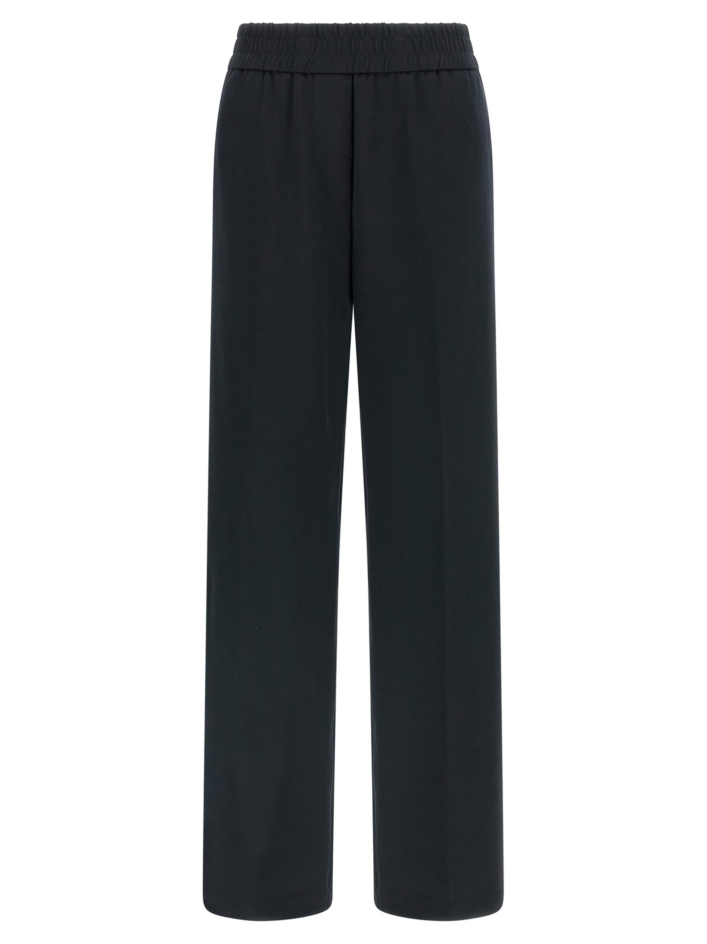 Casual Pants by Peserico for women in polyester cotton blue features an refined tailoring silhouette, showcasing a premium straight-leg & wide with a and long cut for a refined tailoring look.