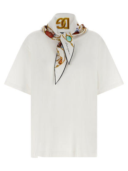 Dolce & Gabbana White Cotton T-Shirt