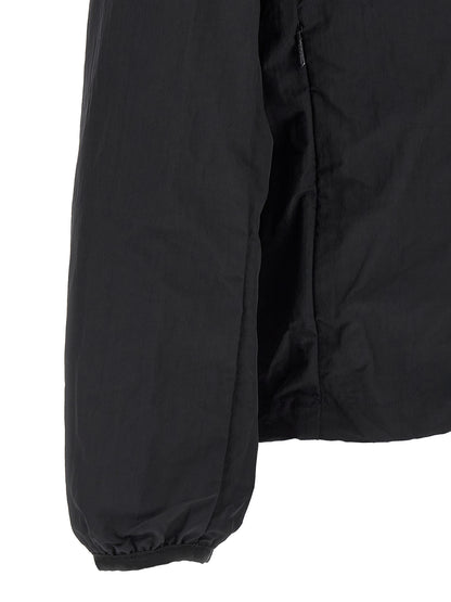 Hooded Windbreaker Jacket by Tatras for men in nylon blue & print showcases a modern silhouette, integrating pockets, hooded & windproof and a modern hooded neckline for a sophisticated finish.