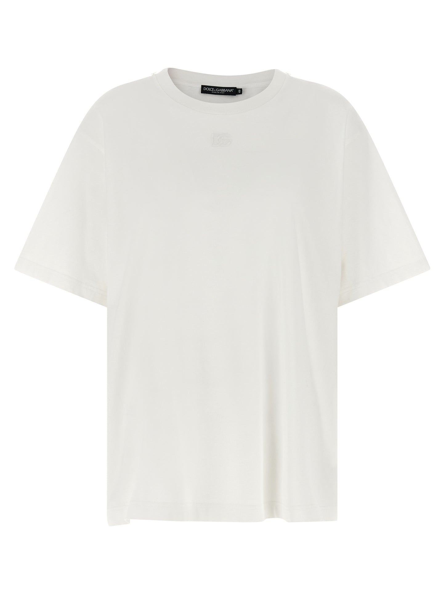 Dolce & Gabbana White Cotton T-Shirt