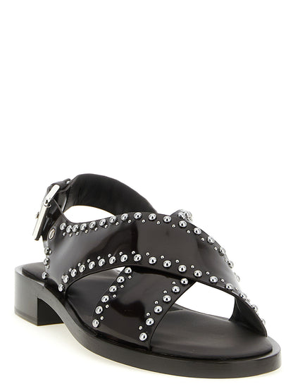 Church's Women's Calfskin Leather Flat Sandals - Brown