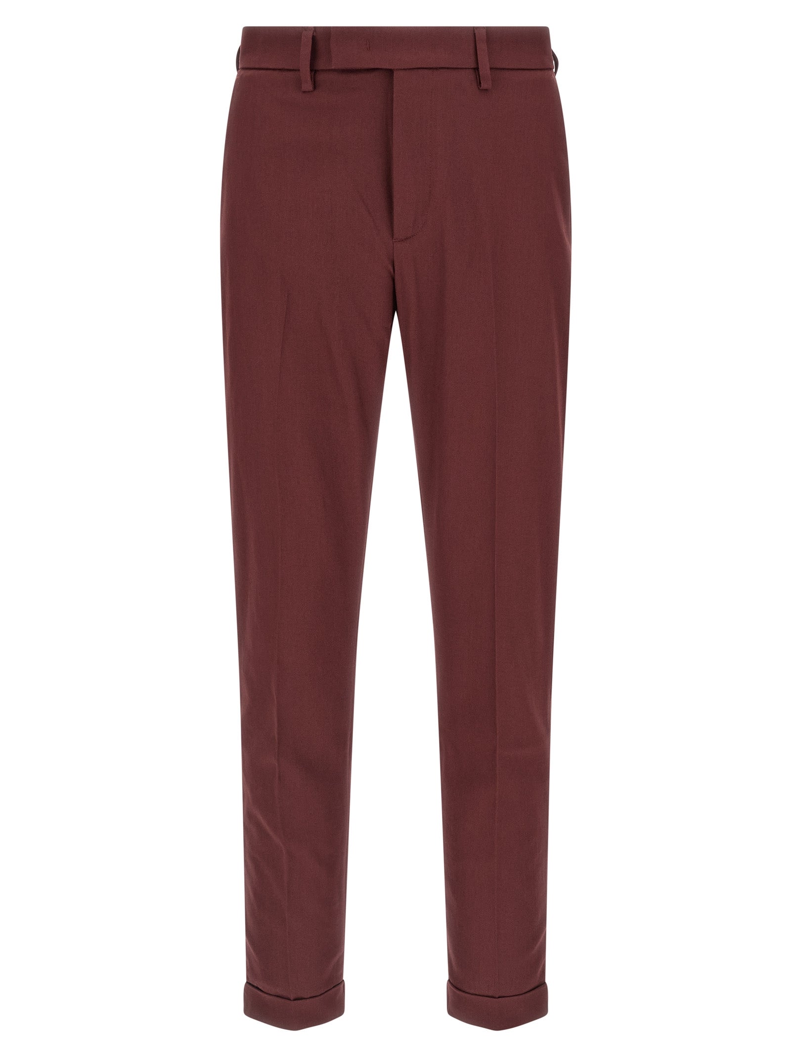 Chinos Pants by Department 5 for men in cotton multicolor & red features an perennial straight-leg & regular-fit and long, expertly tailored with a perennial for a refined silhouette.