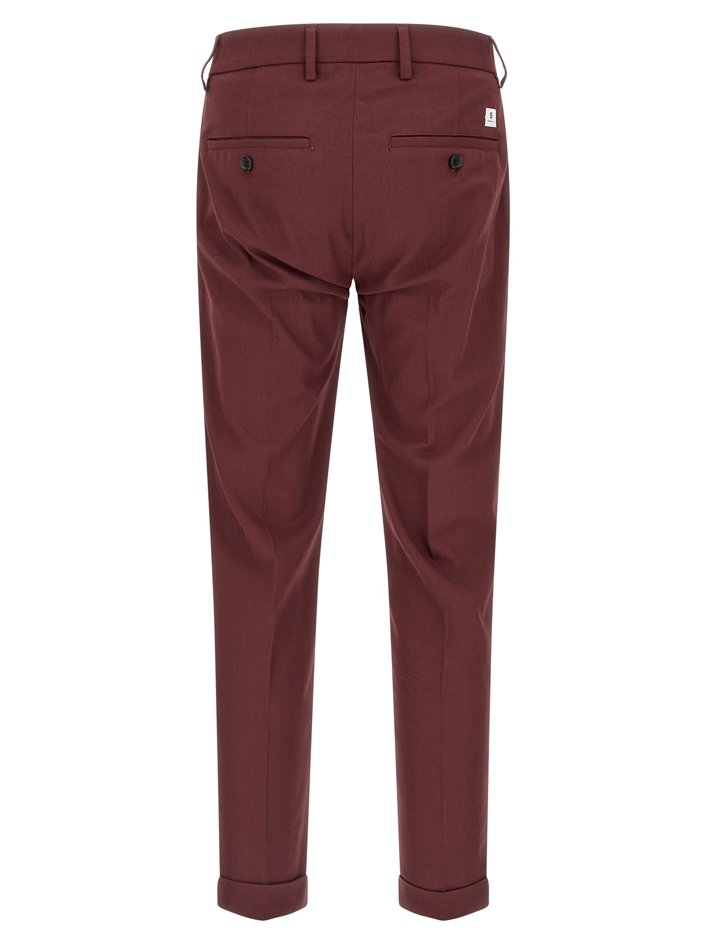 Chinos Pants by Department 5 for men in cotton multicolor & red features an contemporary silhouette, showcasing a sophisticated straight-leg & regular-fit and long with a refined for a truly contemporary aesthetic.