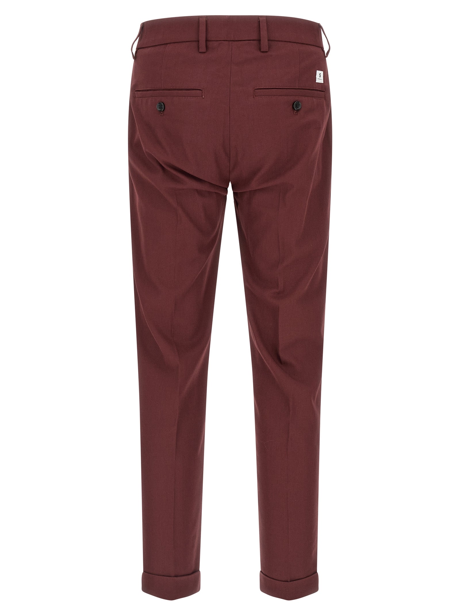 Chinos Pants by Department 5 for men in cotton multicolor & red features an contemporary silhouette, showcasing a sophisticated straight-leg & regular-fit and long with a refined for a truly contemporary aesthetic.