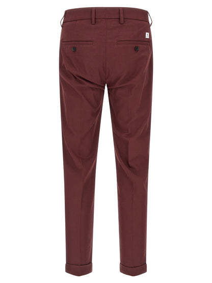 Chinos Pants by Department 5 for men in cotton multicolor & red features an contemporary silhouette, showcasing a sophisticated straight-leg & regular-fit and long with a refined for a truly contemporary aesthetic.