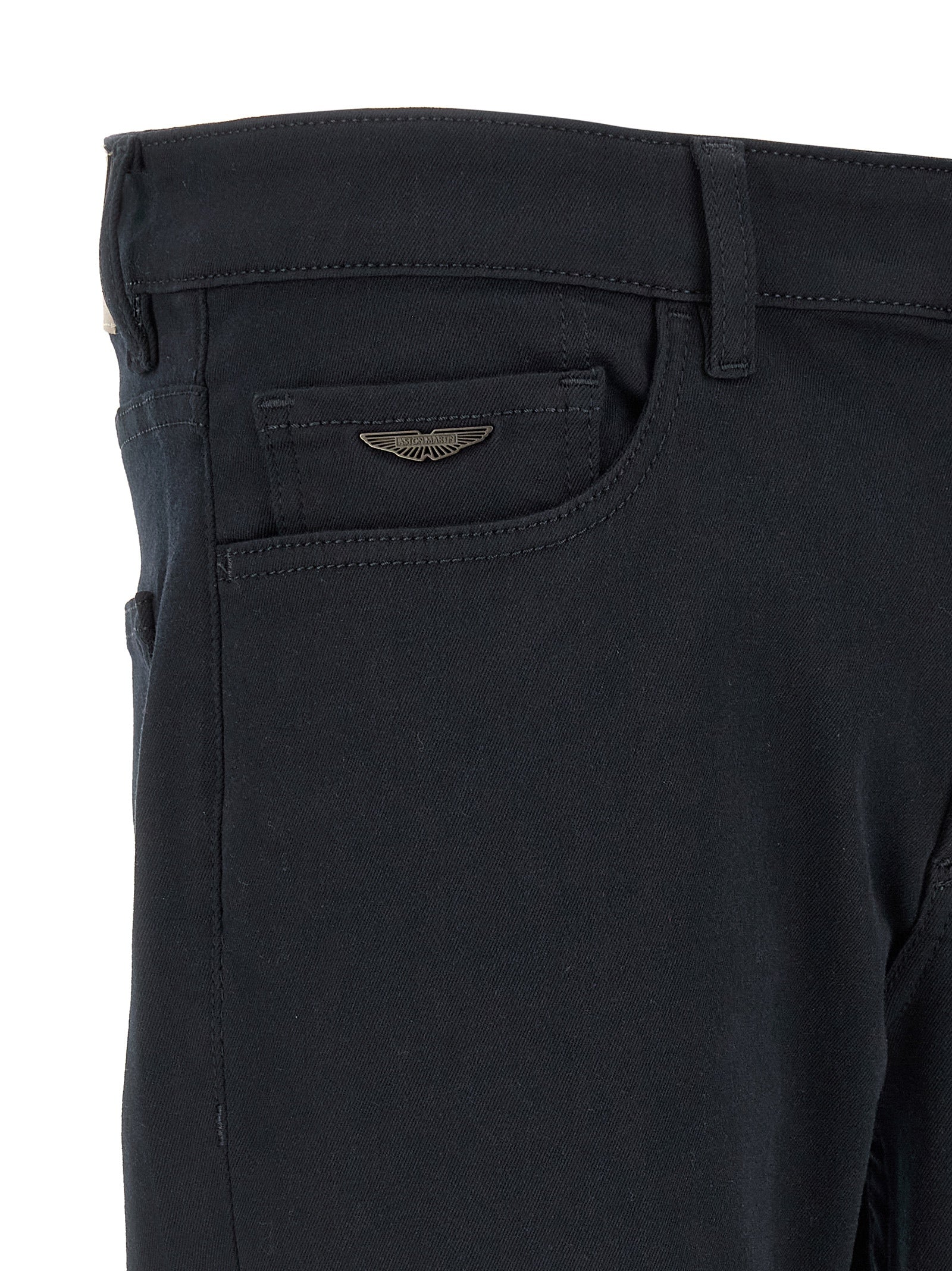 Jeans by Hugo Boss for men in stretch polyester denim blue features a refined silhouette with a refined straight-leg & regular-fit, defined by a and a refined long for a refined finish.