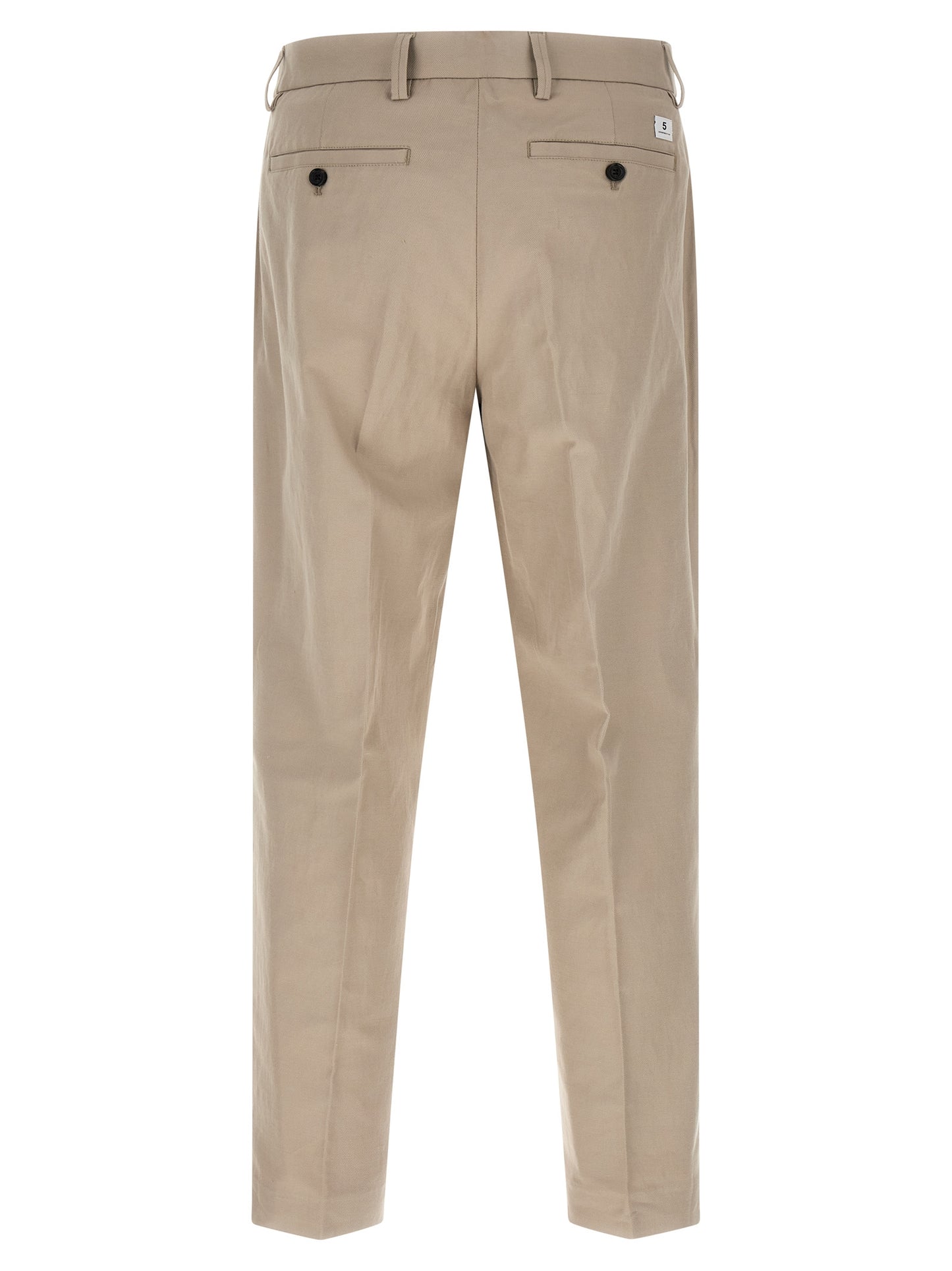 Casual Pants by Department 5 for men in cotton & linen beige features an sophisticated and wide with a precise long, creating a sophisticated and sophisticated silhouette.