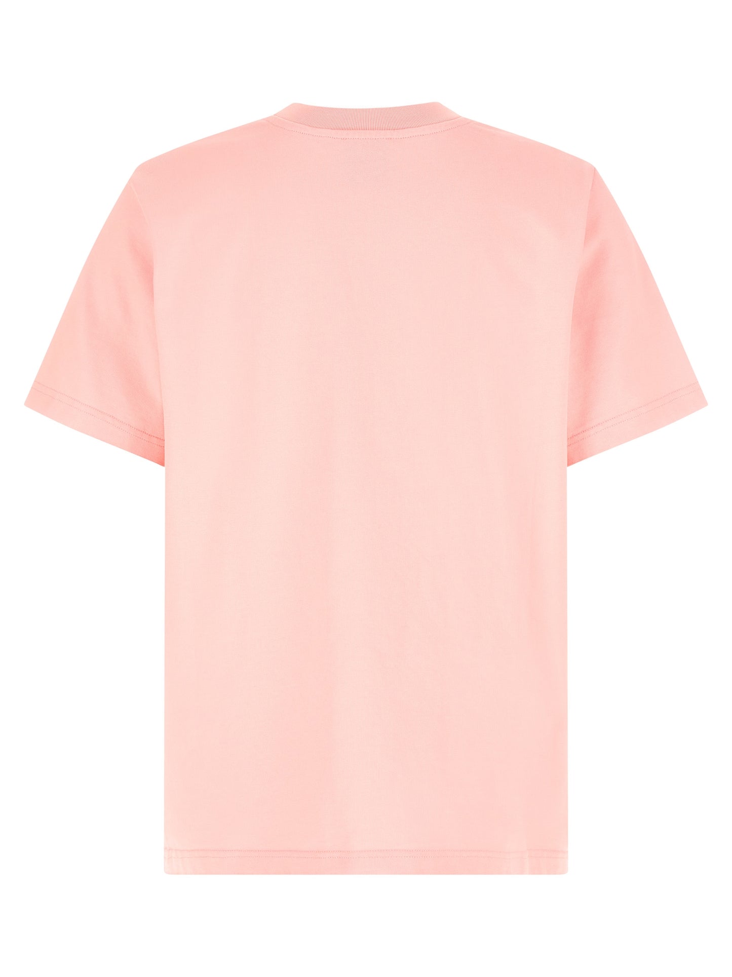 T-Shirt by Casablanca for men in organic cotton multicolor, pink & print features an on trend silhouette, perfectly showcasing a on trend and crew neckline for an elevated aesthetic.