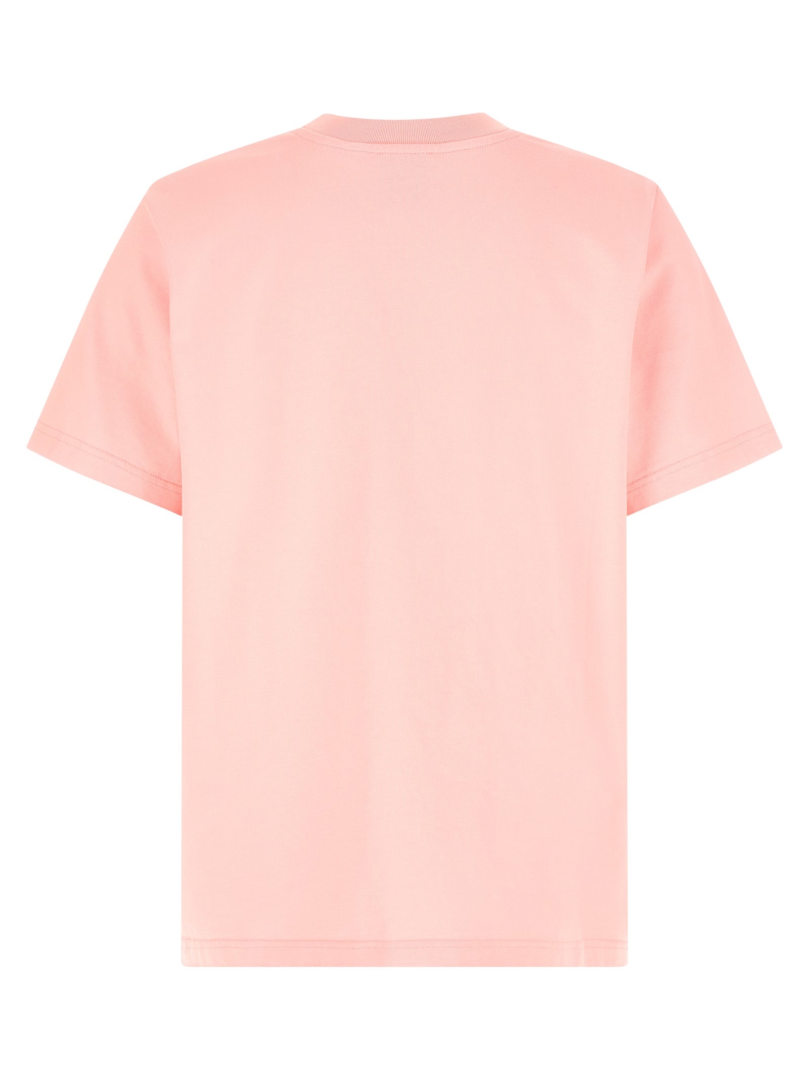 T-Shirt by Casablanca for men in organic cotton multicolor, pink & print features an on trend silhouette, perfectly showcasing a on trend and crew neckline for an elevated aesthetic.