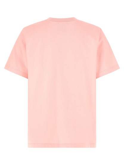 T-Shirt by Casablanca for men in organic cotton multicolor, pink & print features an on trend silhouette, perfectly showcasing a on trend and crew neckline for an elevated aesthetic.