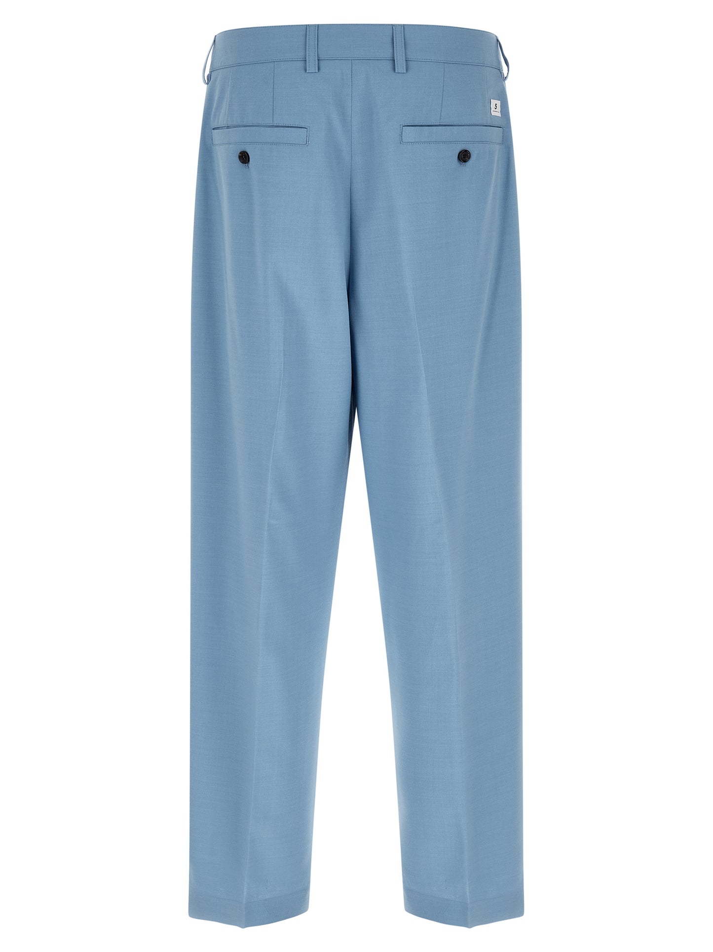 Department 5 Men's Straight Leg Wide Stretch Viscose Polyester Chinos Pants - Light Blue