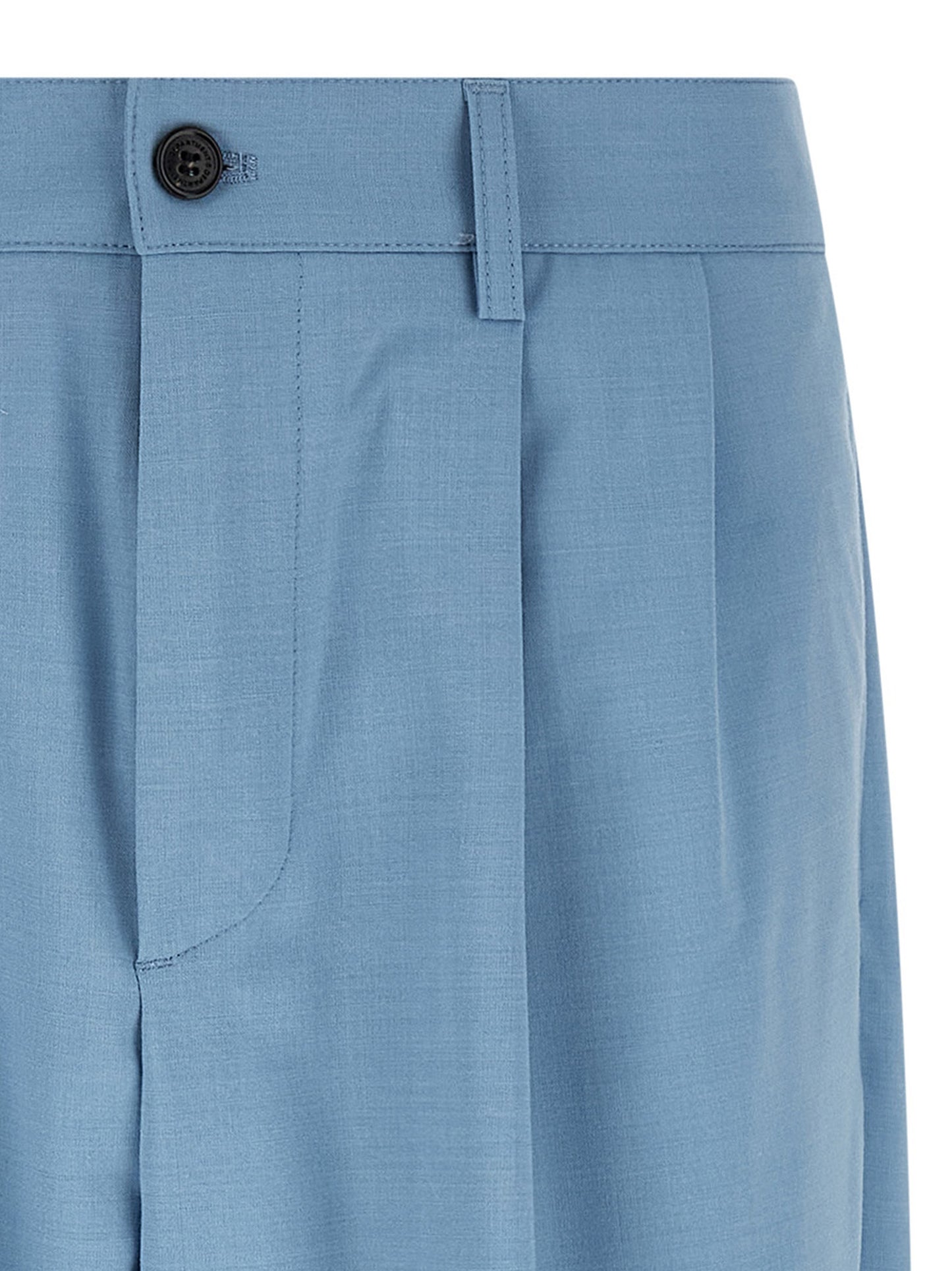 Department 5 Men's Straight Leg Wide Stretch Viscose Polyester Chinos Pants - Light Blue