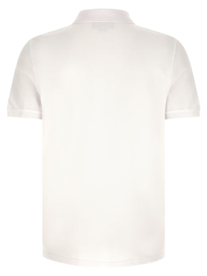 This Polo Shirt by Maison Kitsuné for men in cotton white presents a flawless silhouette, showcasing flawless detailing and a refined for a truly flawless aesthetic.