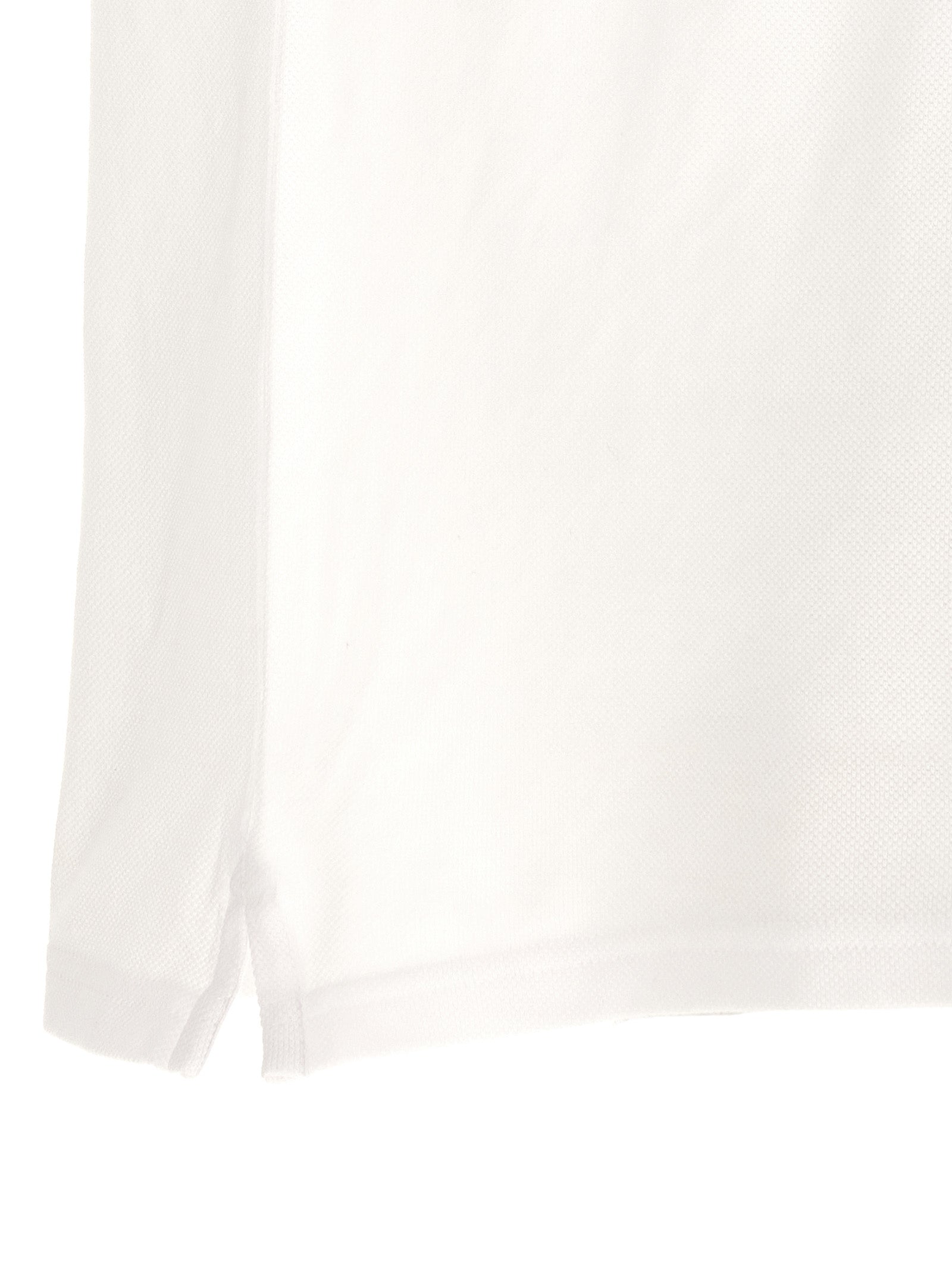Polo Shirt by Maison Kitsuné for men in cotton white presents a crisp silhouette, artfully detailed with a crisp and crisp .
