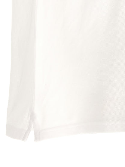 Polo Shirt by Maison Kitsuné for men in cotton white presents a crisp silhouette, artfully detailed with a crisp and crisp .