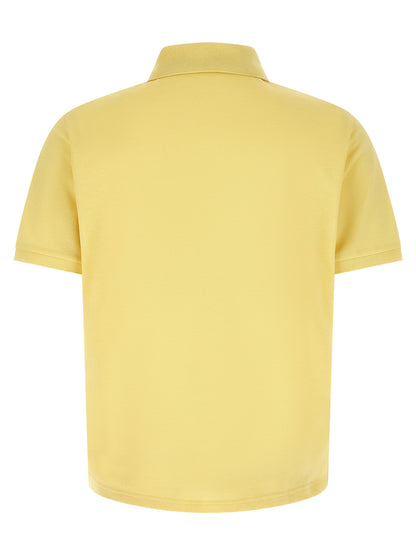 This Polo Shirt by Saint Laurent for men in cotton bicolour & yellow presents a flawless silhouette, showcasing flawless detailing and a refined for a truly flawless aesthetic.