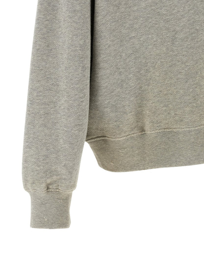 Sweatshirt Hoodie by Golden Goose for men in cotton gray & print features a authentic silhouette, showcasing a sophisticated and authentic detail for a refined finish.