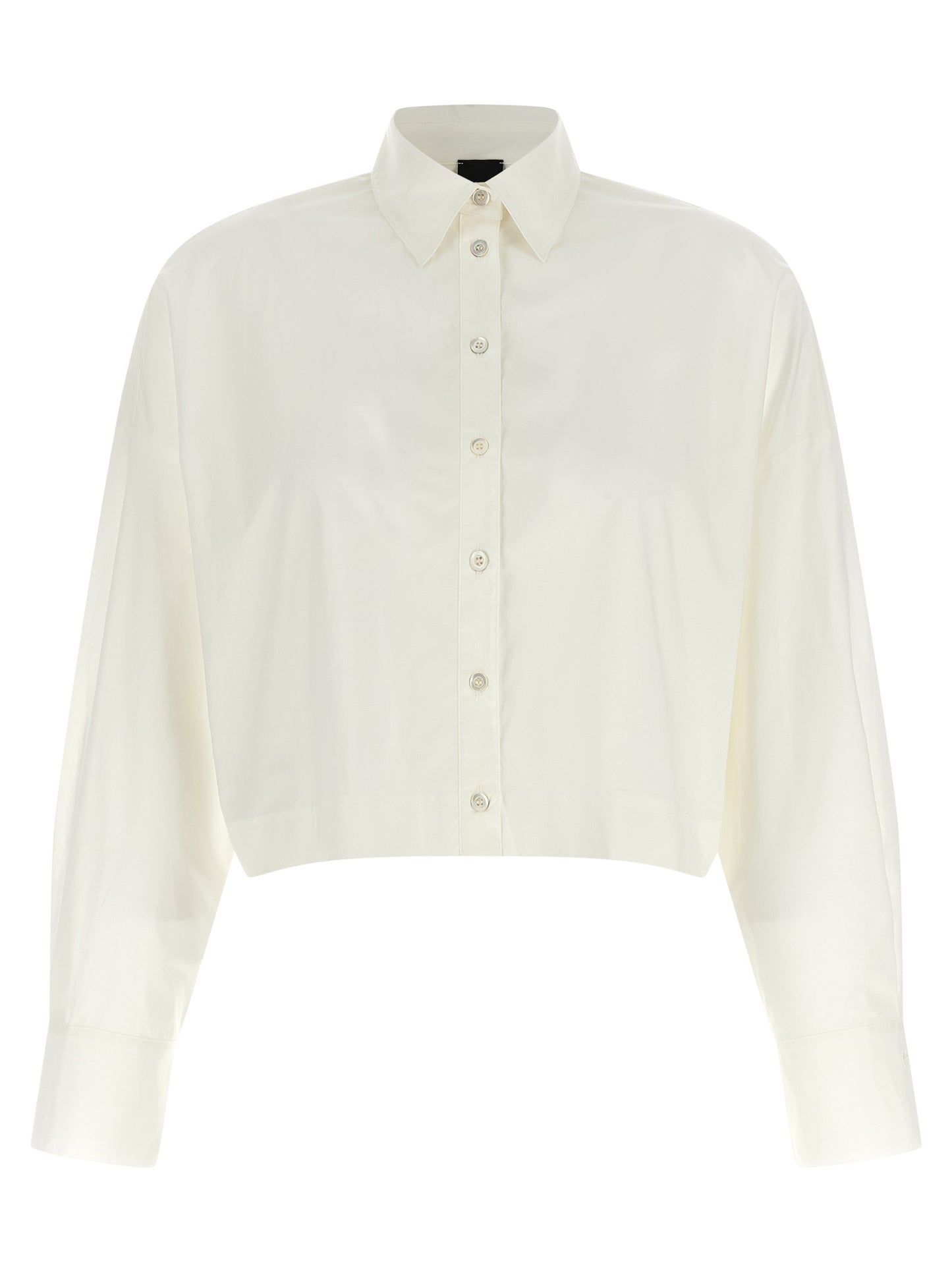 Blouse by PINKO for women in cotton pearl & white showcases a sublime silhouette, artfully detailed with a sublime and for a sophisticated, sublime finish.