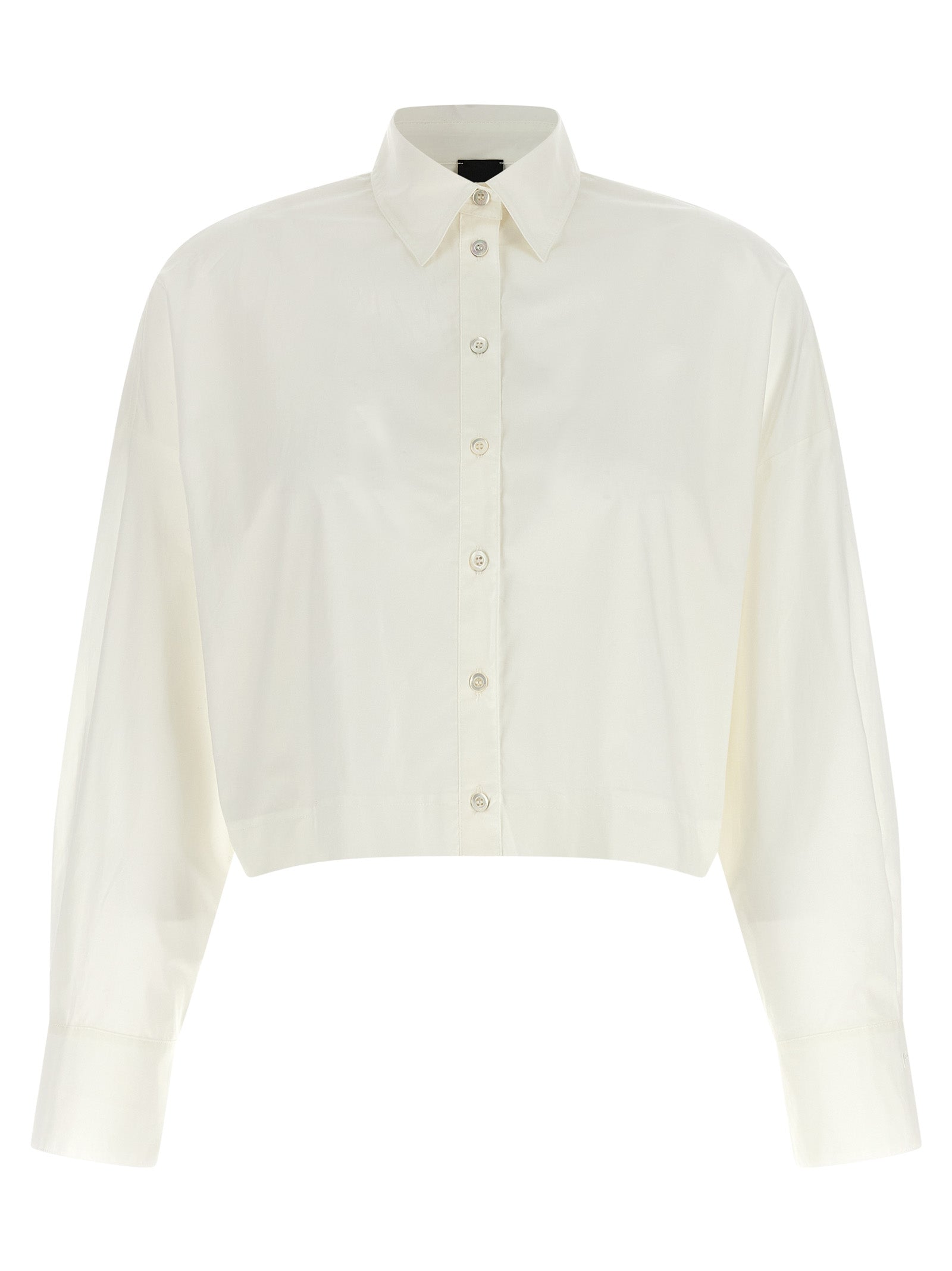Blouse by PINKO for women in cotton pearl & white showcases a sublime silhouette, artfully detailed with a sublime and for a sophisticated, sublime finish.