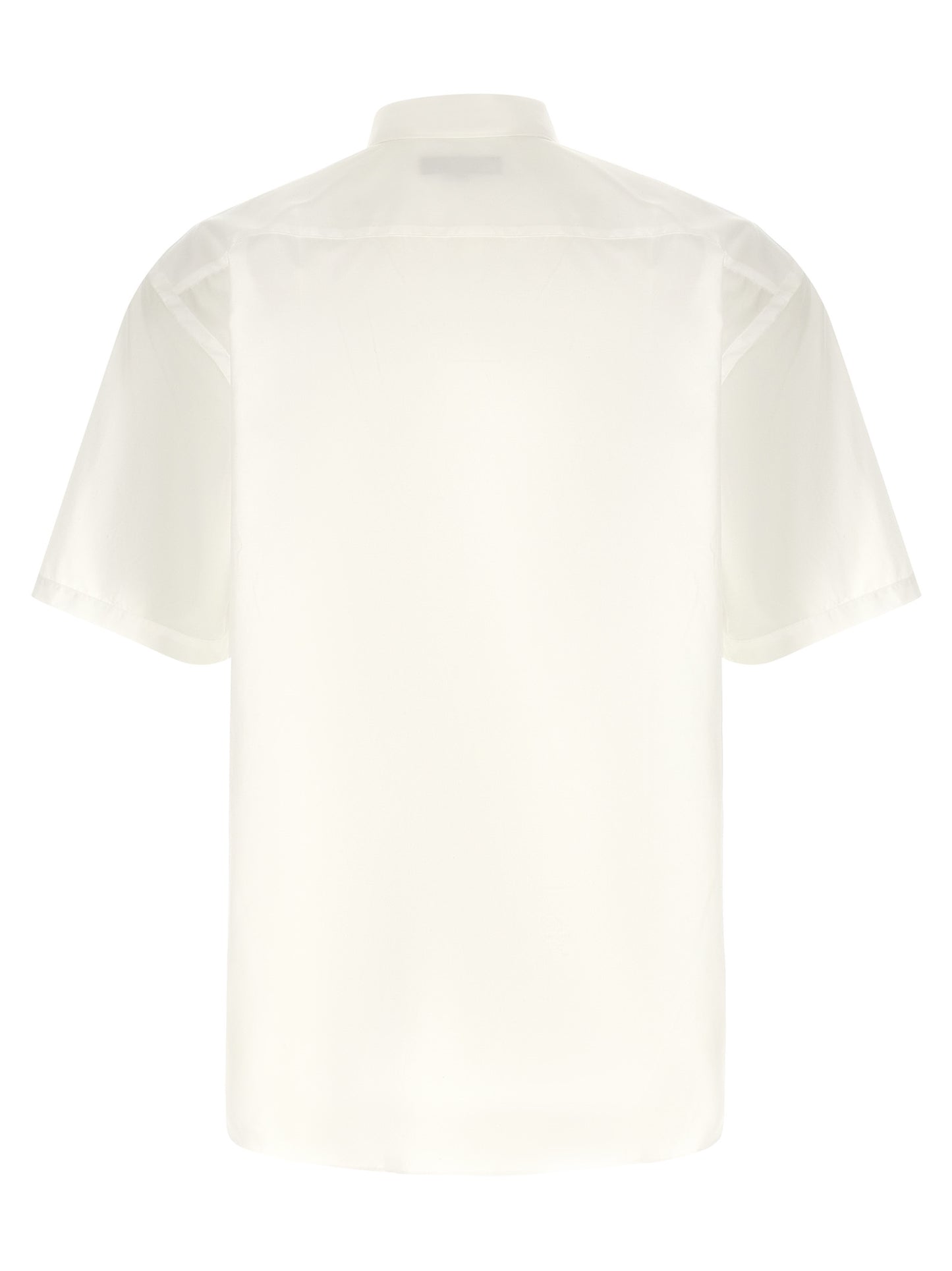 Shirt by Comme Des Garçons for men in cotton pearl & white, featuring a nuanced and nuanced for a sophisticated finish.