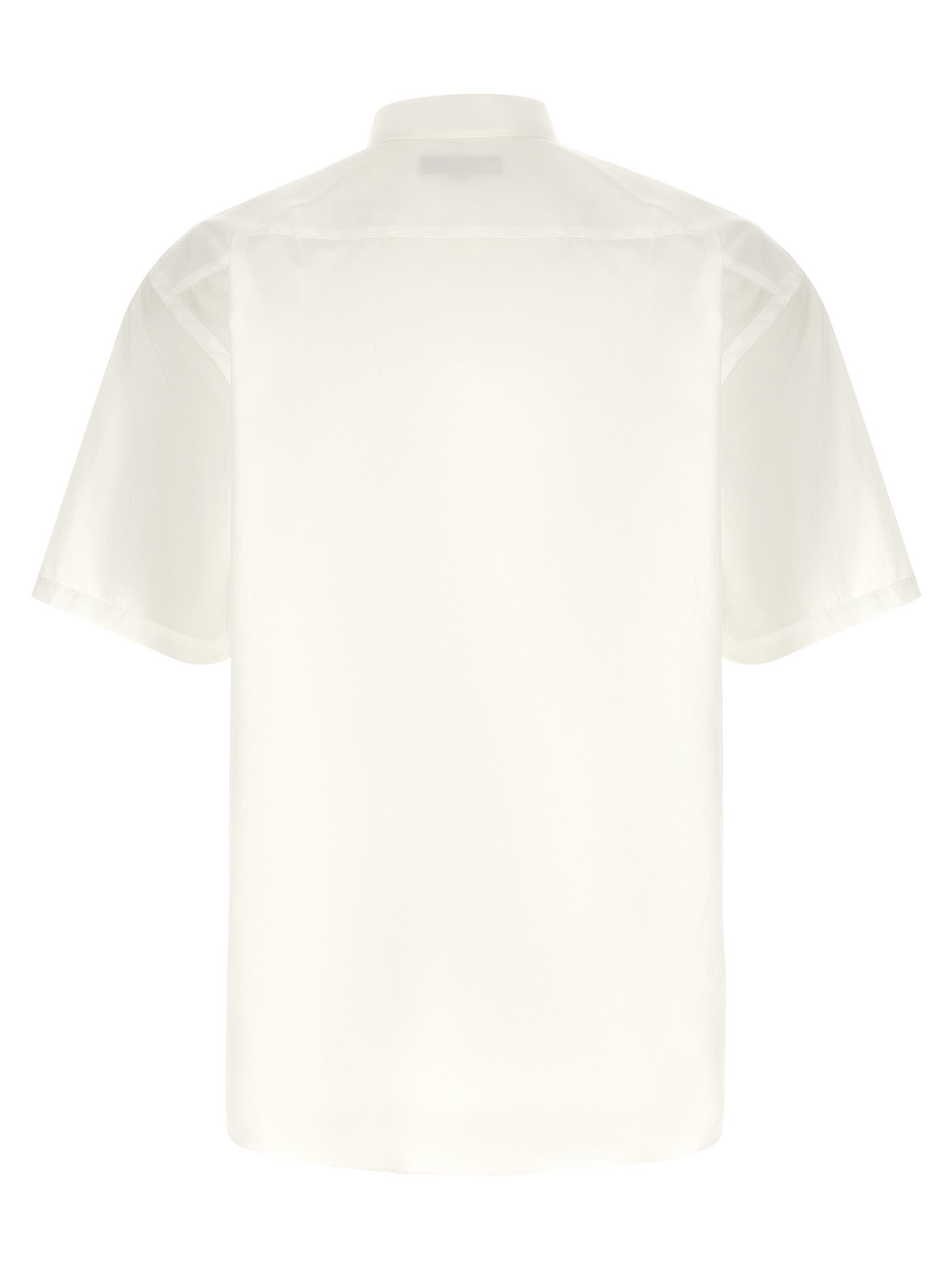 Shirt by Comme Des Garçons for men in cotton pearl & white, featuring a nuanced and nuanced for a sophisticated finish.