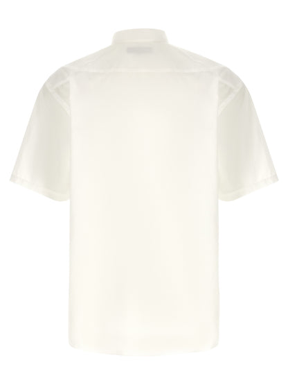 Shirt by Comme Des Garçons for men in cotton pearl & white, featuring a nuanced and nuanced for a sophisticated finish.