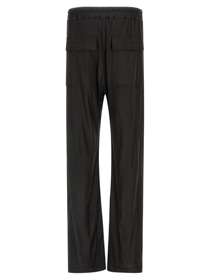 DRKSHDW Men's Wide Acetate & Nylon Trousers - Black