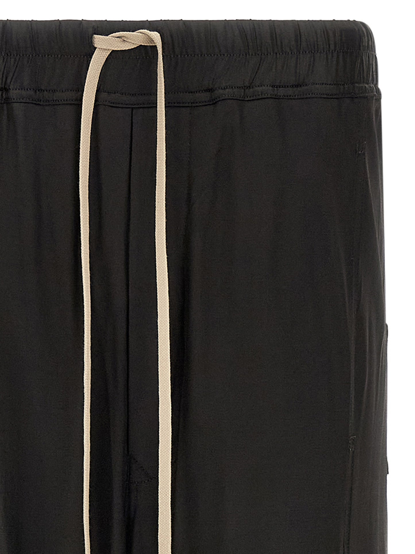 DRKSHDW Men's Wide Acetate & Nylon Trousers - Black
