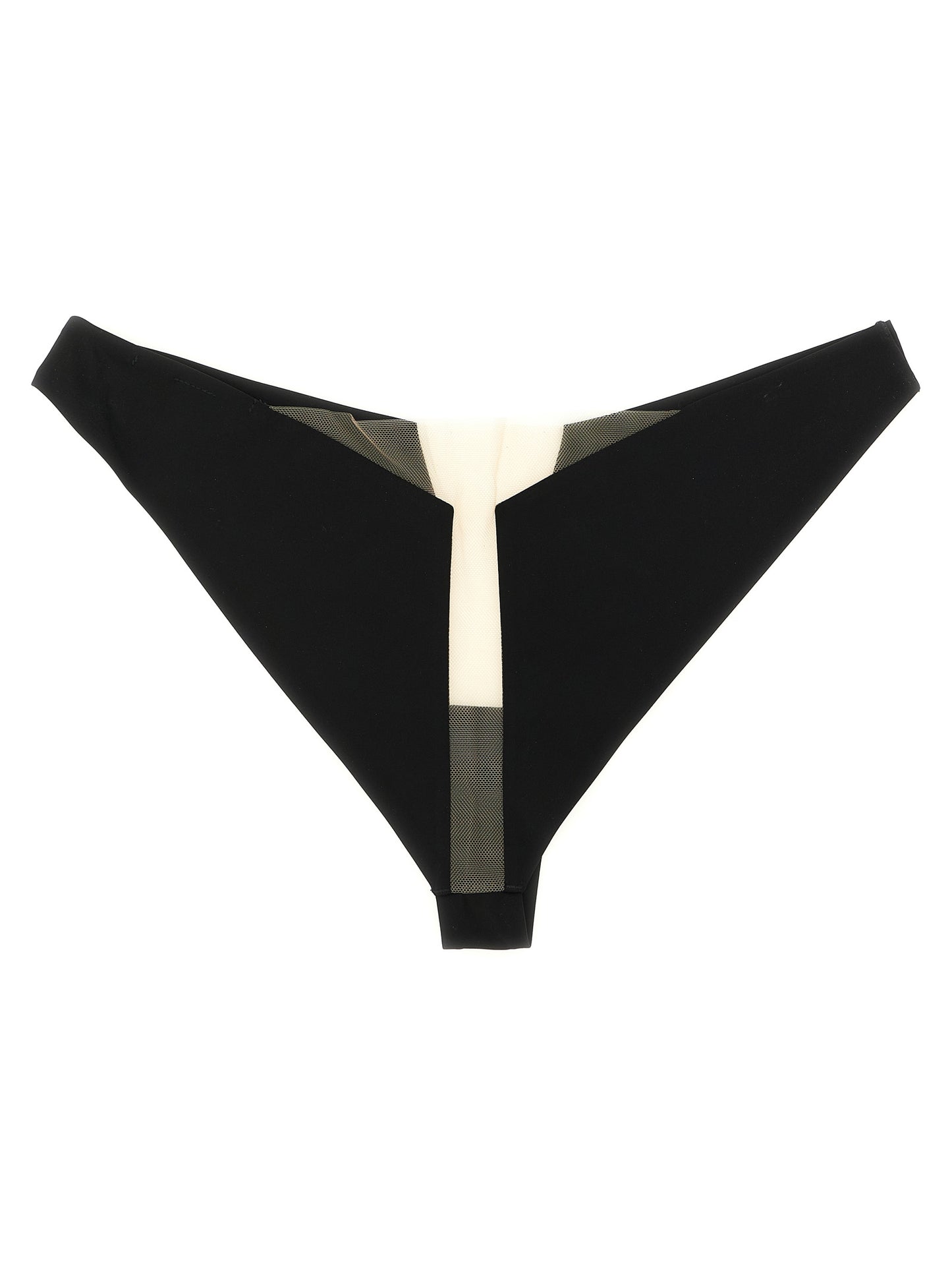 Underpants by Rick Owens for women in stretch nylon black showcases a sultry silhouette, offering a sultry fit from the Women's Stretch Nylon Underpants collection.