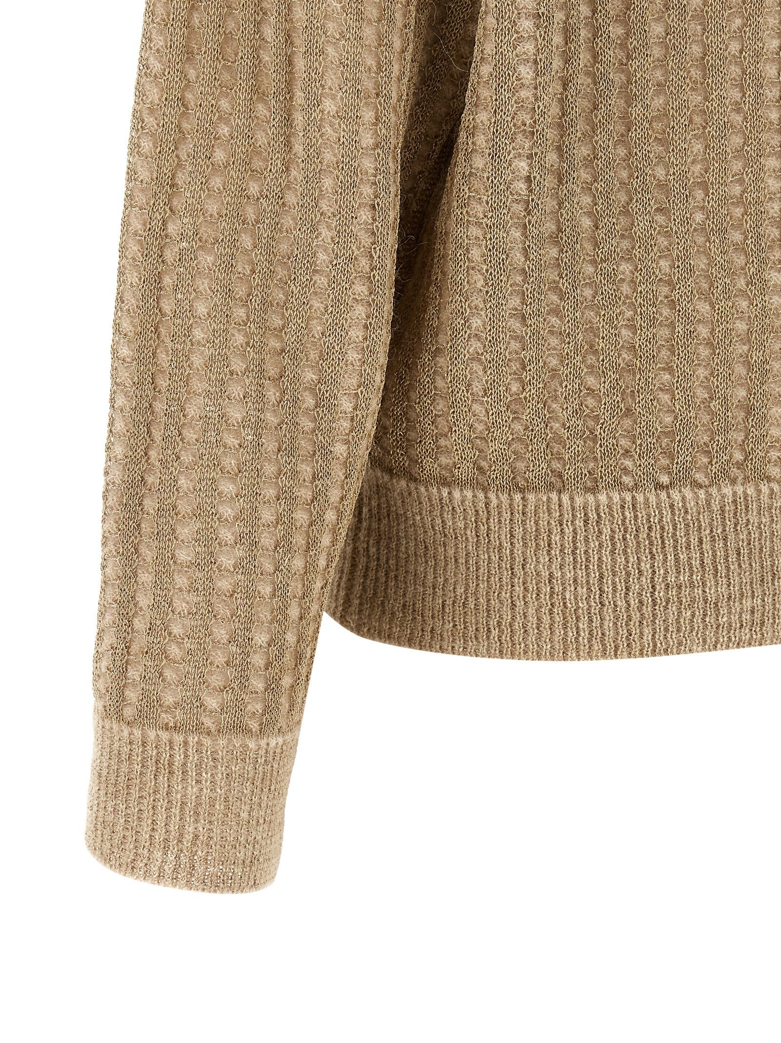 Cardigan by Peserico for women in virgin alpaca wool polyester & polyamide beige features an crisp silhouette, showcasing a sophisticated and detail for a truly crisp finish.