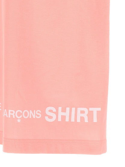 T-Shirt by Comme Des Garçons for men in cotton multicolor, pink & print showcases a chic silhouette, artfully detailed with a chic and for a chic finish.