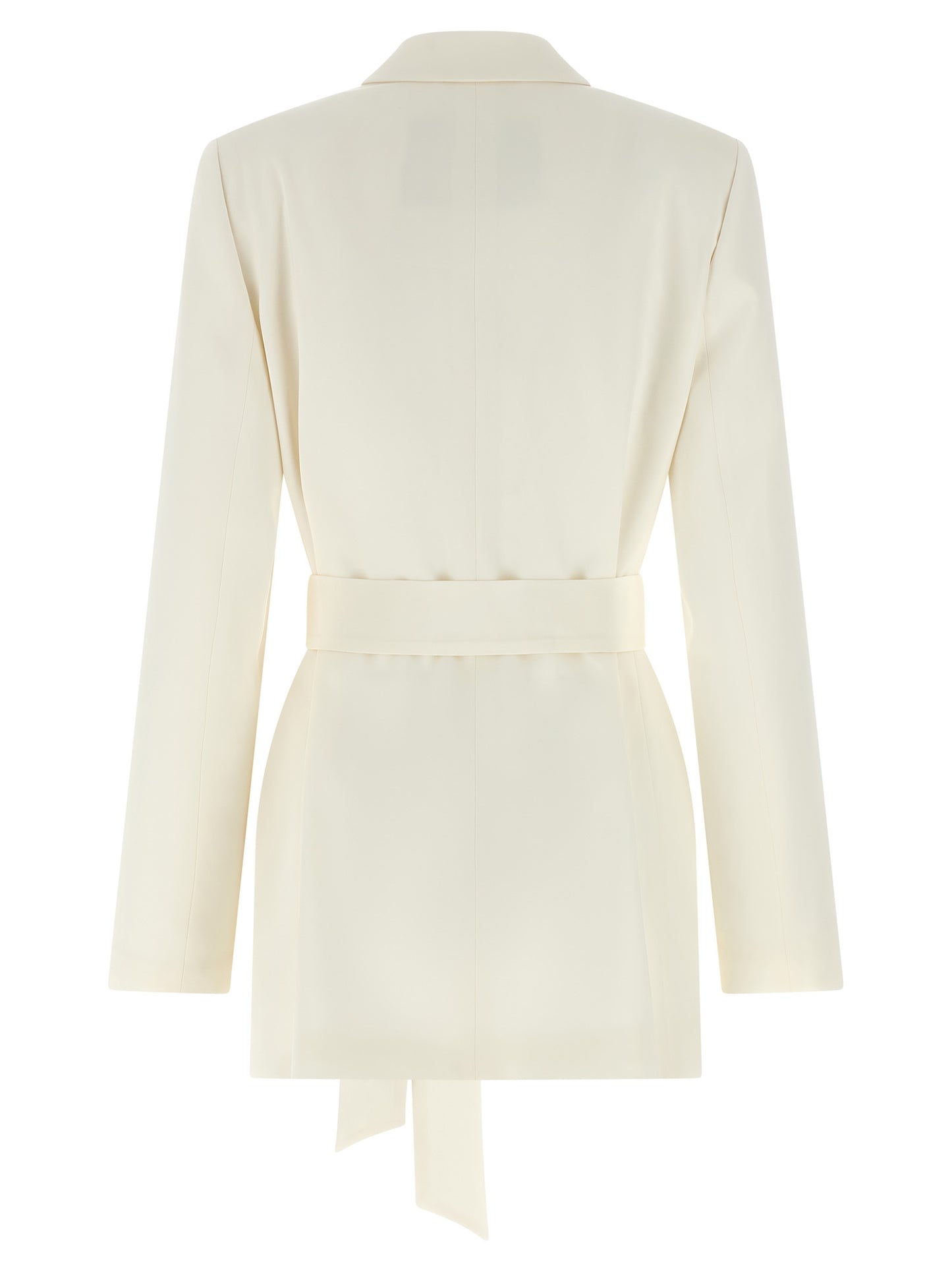 Kiton White Silk Blazer