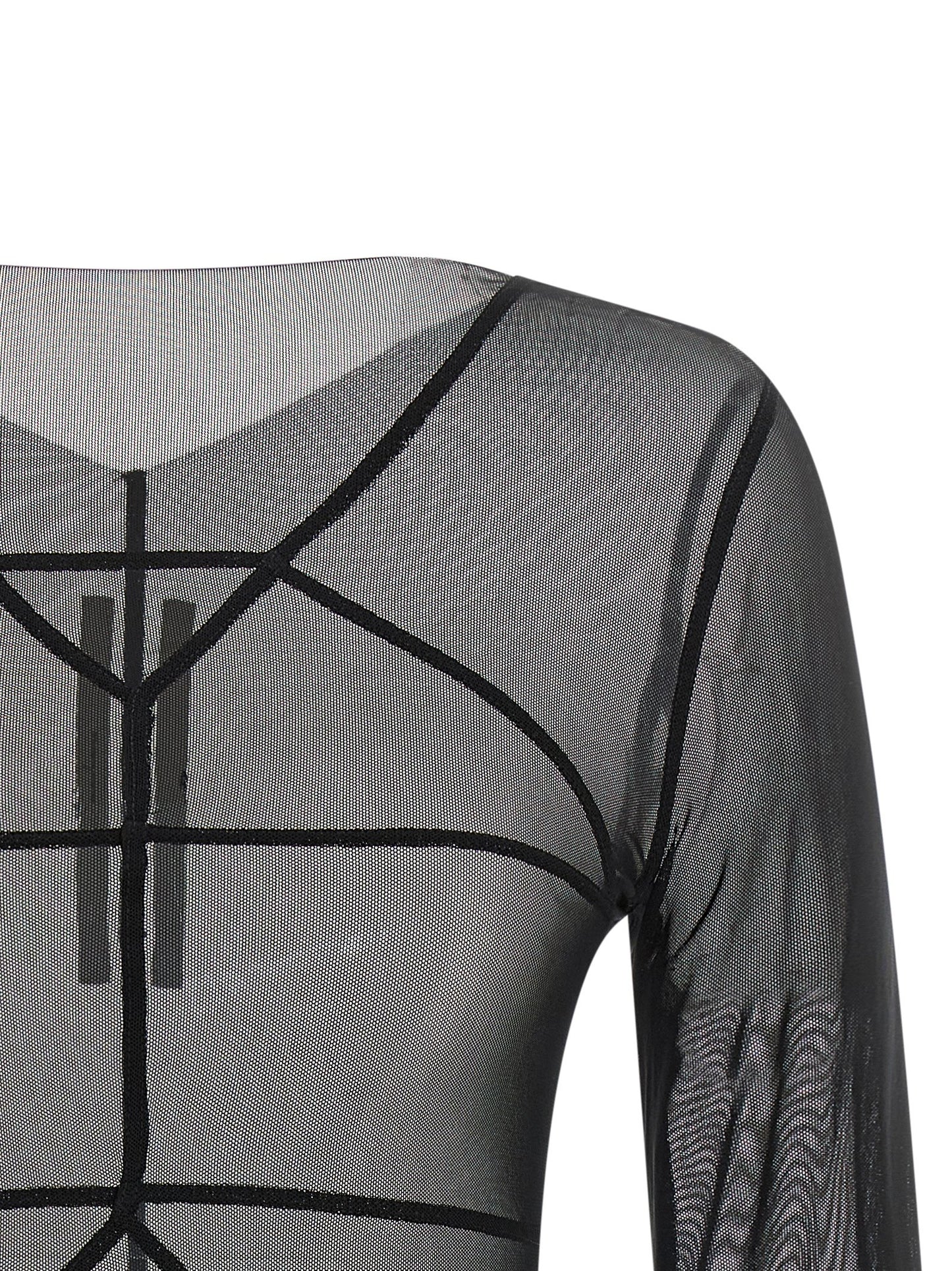 Cardigan by Rick Owens for women in stretch nylon black & transparent features an crisp silhouette, showcasing a sophisticated asymmetric neckline and detail for a truly crisp finish.