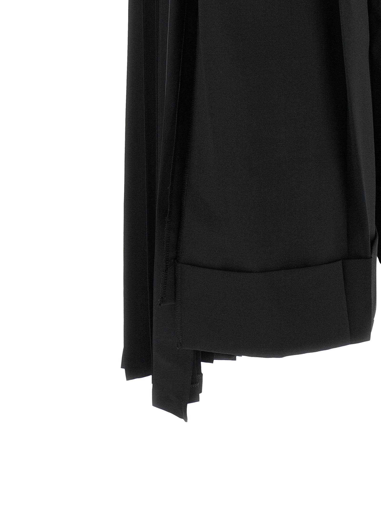 Trousers by Junya Watanabe for women in polyester polyurethane wool black features a tailored silhouette with a tailored straight, defined by its long and a sophisticated .