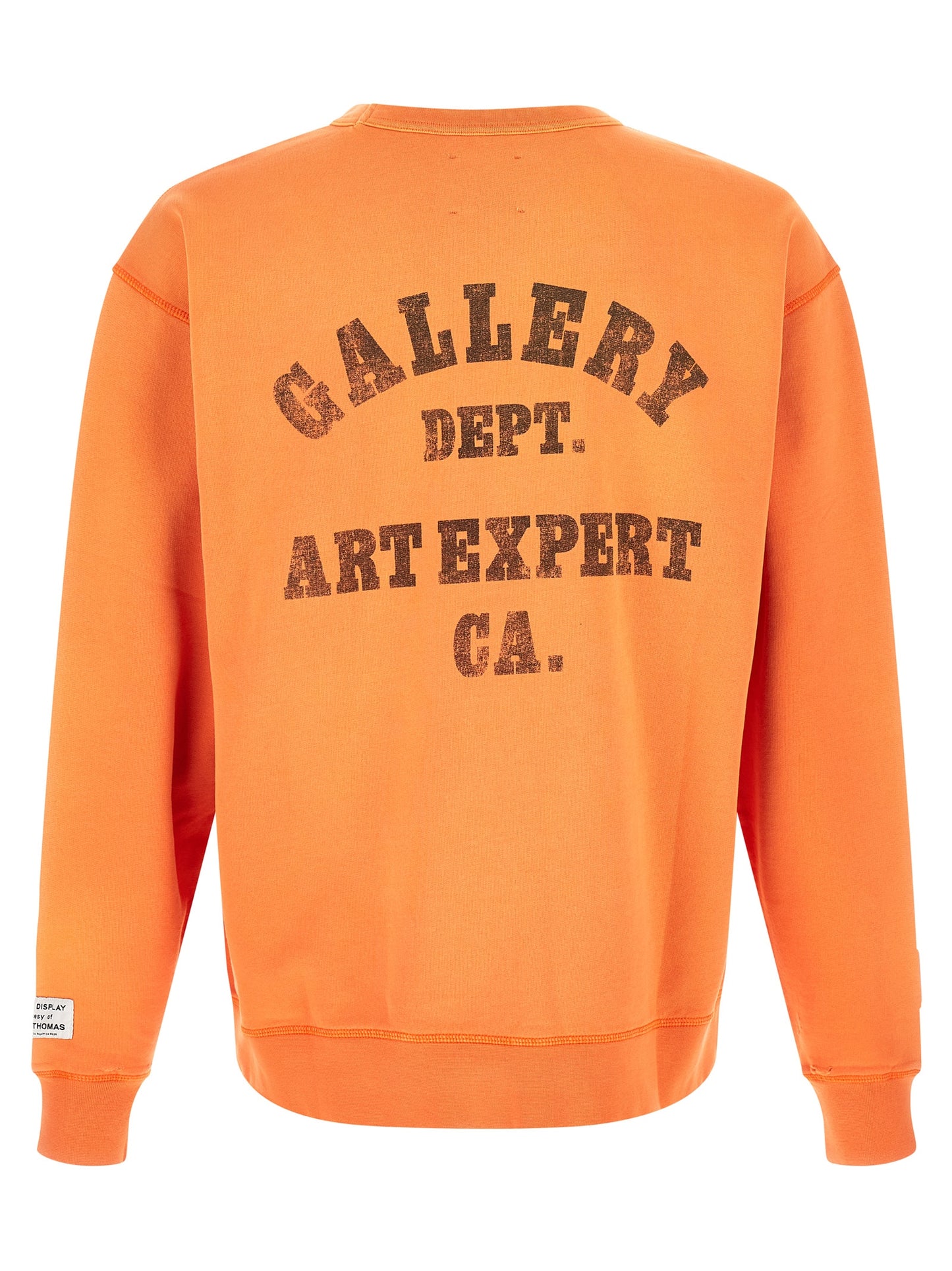 Sweatshirt by GALLERY DEPT. for men in cotton orange & print features a unrivaled silhouette with a refined crew neckline and unrivaled detailing for a sophisticated look.