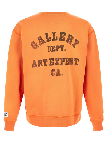 Sweatshirt by GALLERY DEPT. for men in cotton orange & print features a unrivaled silhouette with a refined crew neckline and unrivaled detailing for a sophisticated look.